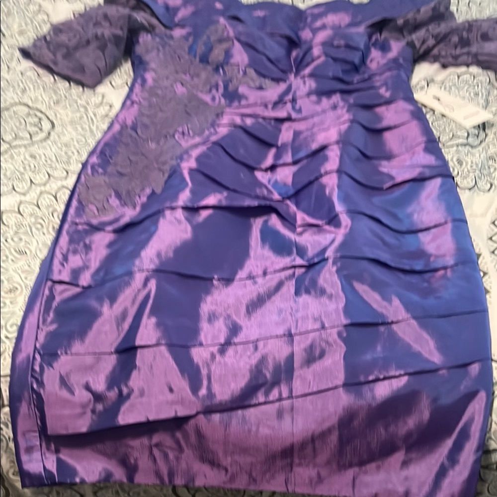 Elegant Purple Women's Dress